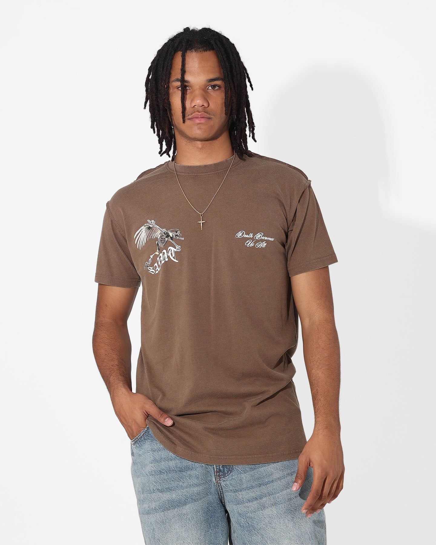 Saint Morta Departed Lafayette T-Shirt Vintage Brown sold by Culture Kings product image thumbnail 2