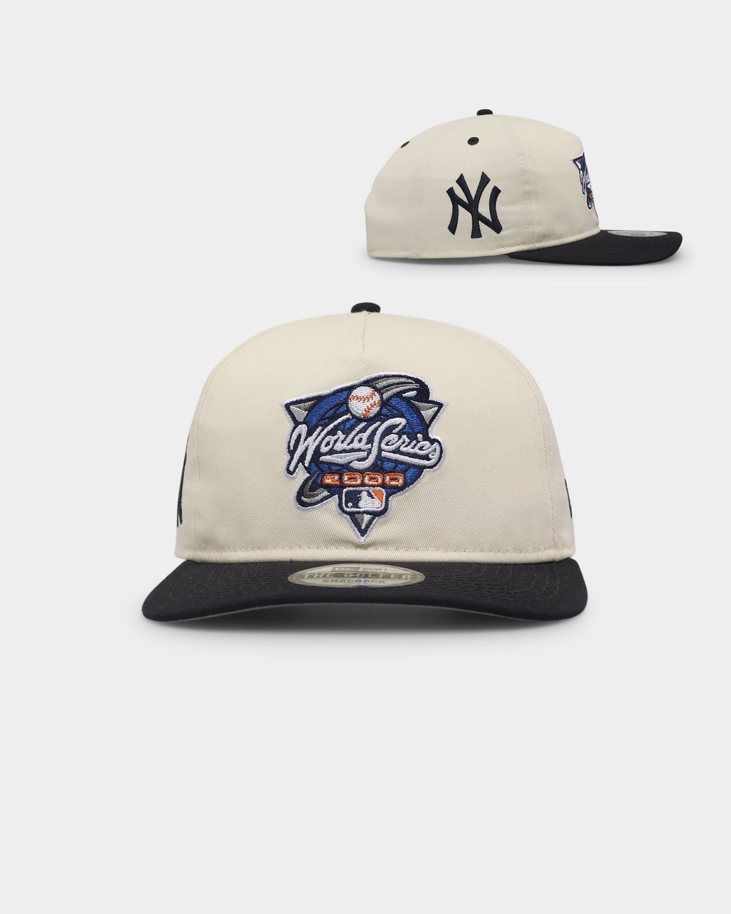 New Era New York Yankees '2000s World Series Through The Decades' 2000 World Series Golfer Snapback Chrome White sold by Culture Kings