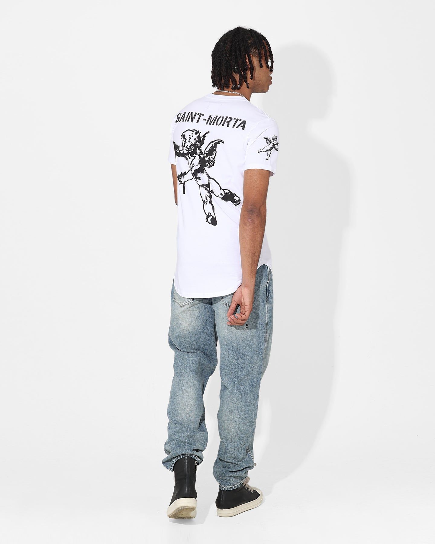Saint Morta Lil Uzi V2 El Duplo T-Shirt White sold by Culture Kings product image thumbnail 3