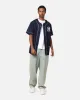 Majestic Athletic New York Yankees Denim Button Up Shirt Washed Navy Denim sold by Culture Kings