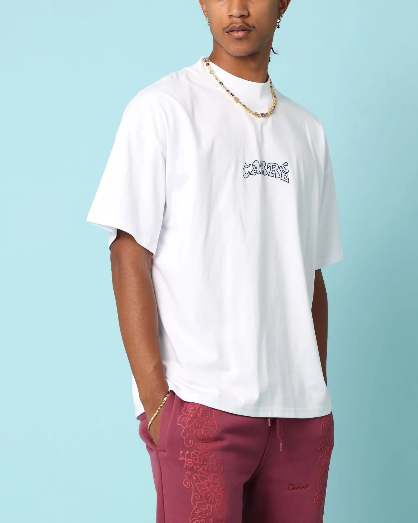 Carré Members Only Oversized T-Shirt White sold by Culture Kings product image thumbnail 4