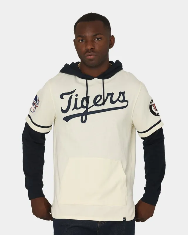 47 Brand Detroit Tigers Shortstop Hoodie Cream sold by Culture Kings