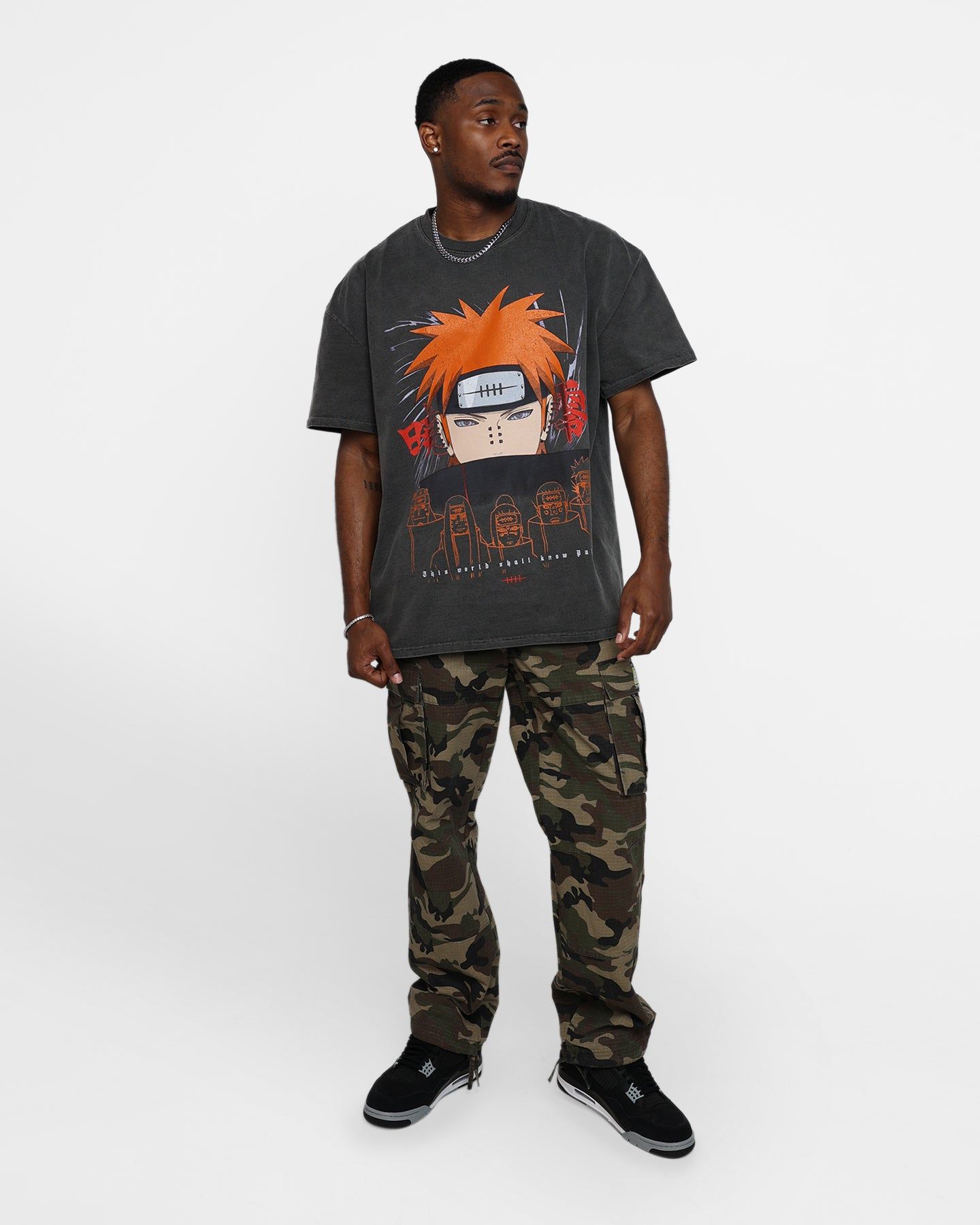 Goat Crew X Naruto Pain Heavyweight Vintage T-Shirt Black Wash sold by Culture Kings product image thumbnail 3