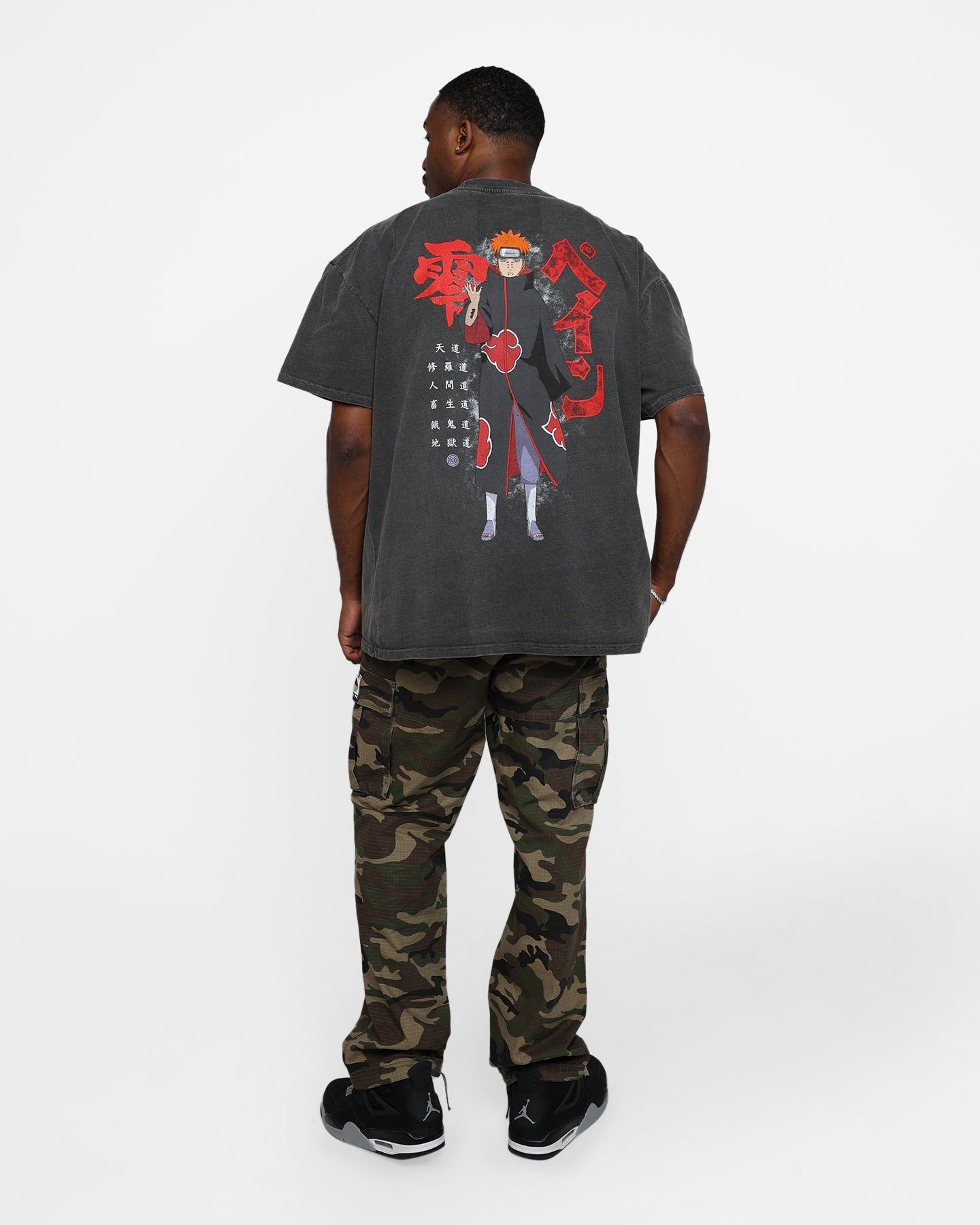 Goat Crew X Naruto Pain Heavyweight Vintage T-Shirt Black Wash sold by Culture Kings product image thumbnail 8