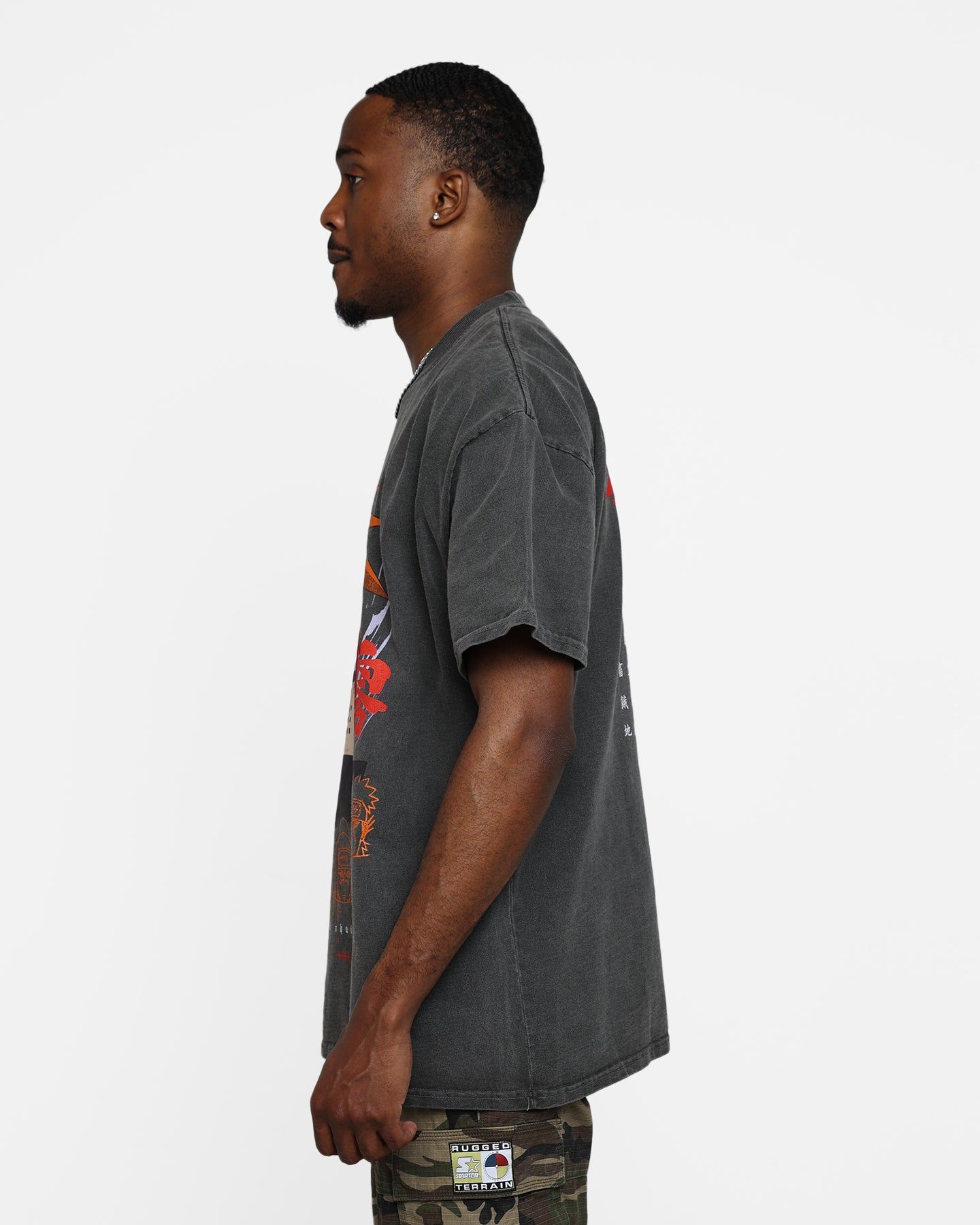 Goat Crew X Naruto Pain Heavyweight Vintage T-Shirt Black Wash sold by Culture Kings product image thumbnail 7