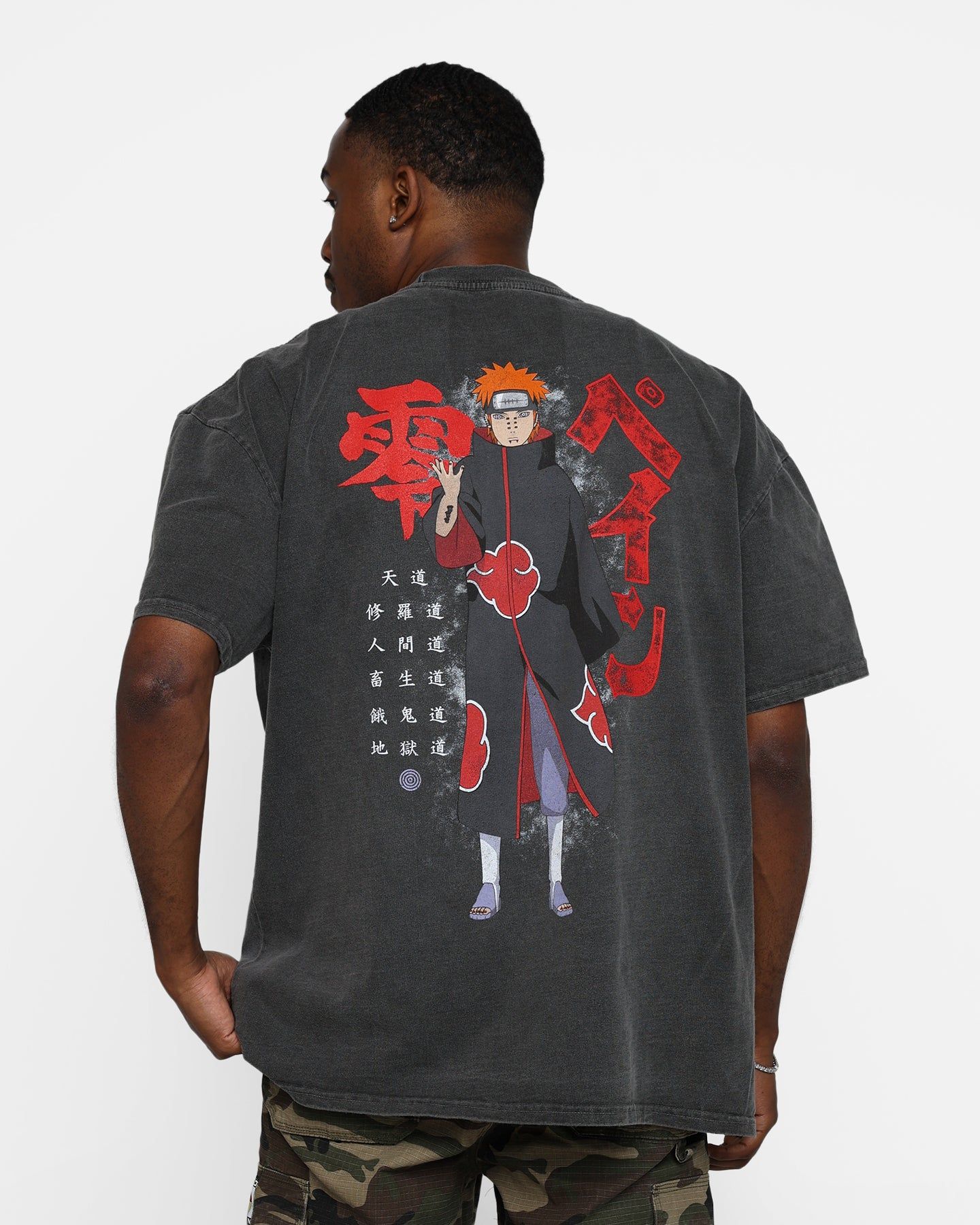 Goat Crew X Naruto Pain Heavyweight Vintage T-Shirt Black Wash sold by Culture Kings product image thumbnail 2