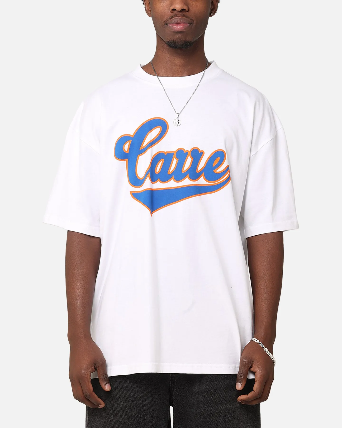 Carre Team Script T-Shirt White sold by Culture Kings