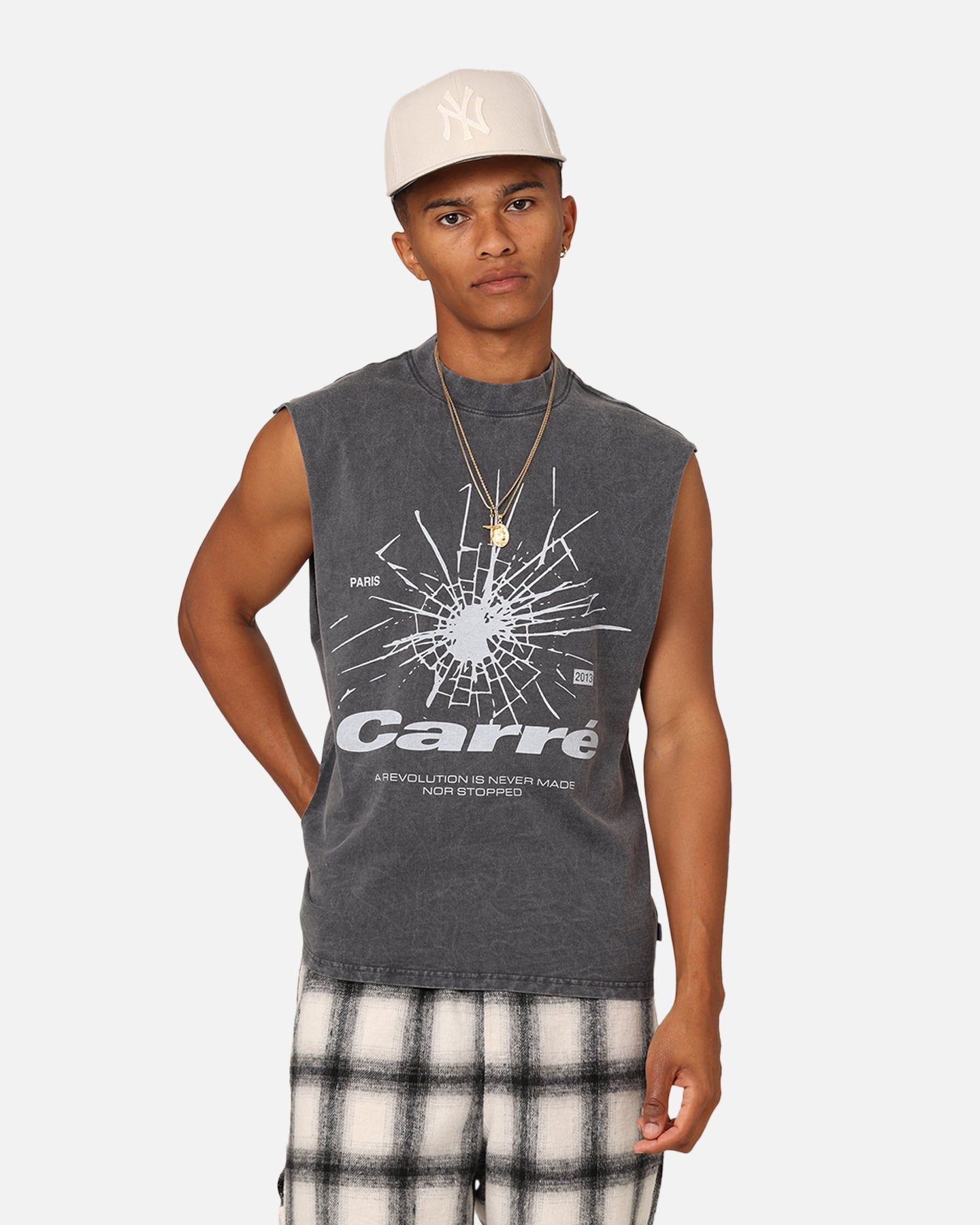 Carre Blast Muscle T-Shirt Vintage Grey sold by Culture Kings