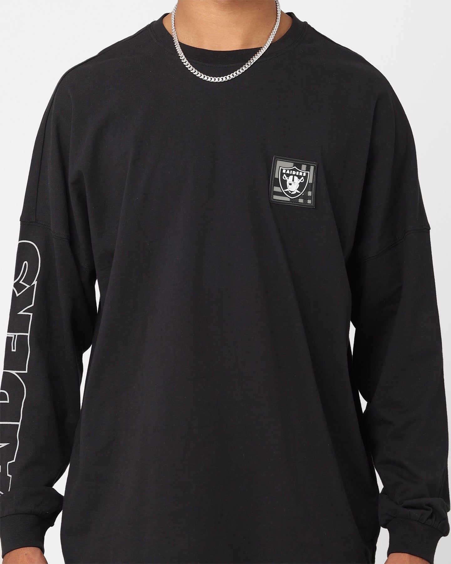 Majestic Athletic Las Vegas Raiders Checker Badge Long Sleeve T-Shirt Faded Black sold by Culture Kings product image thumbnail 3
