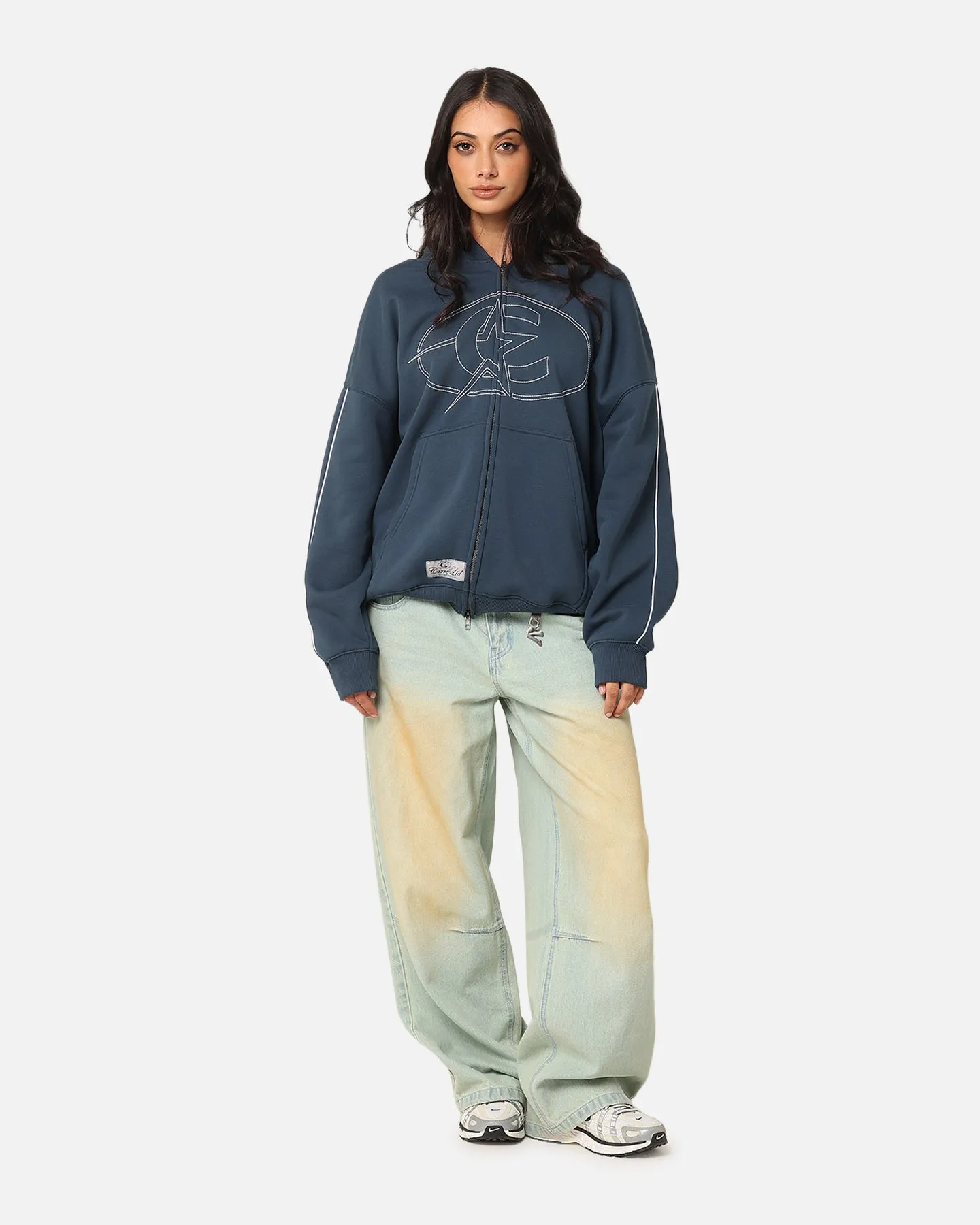 Carre C-Superstar Pipe Zip Hoodie Navy sold by Culture Kings product image thumbnail 2