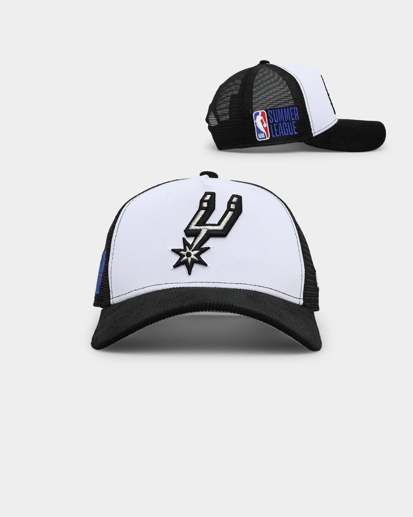 New Era San Antonio Spurs 'NBA Summer League' 9FORTY A-Frame Snapback Black/White sold by Culture Kings
