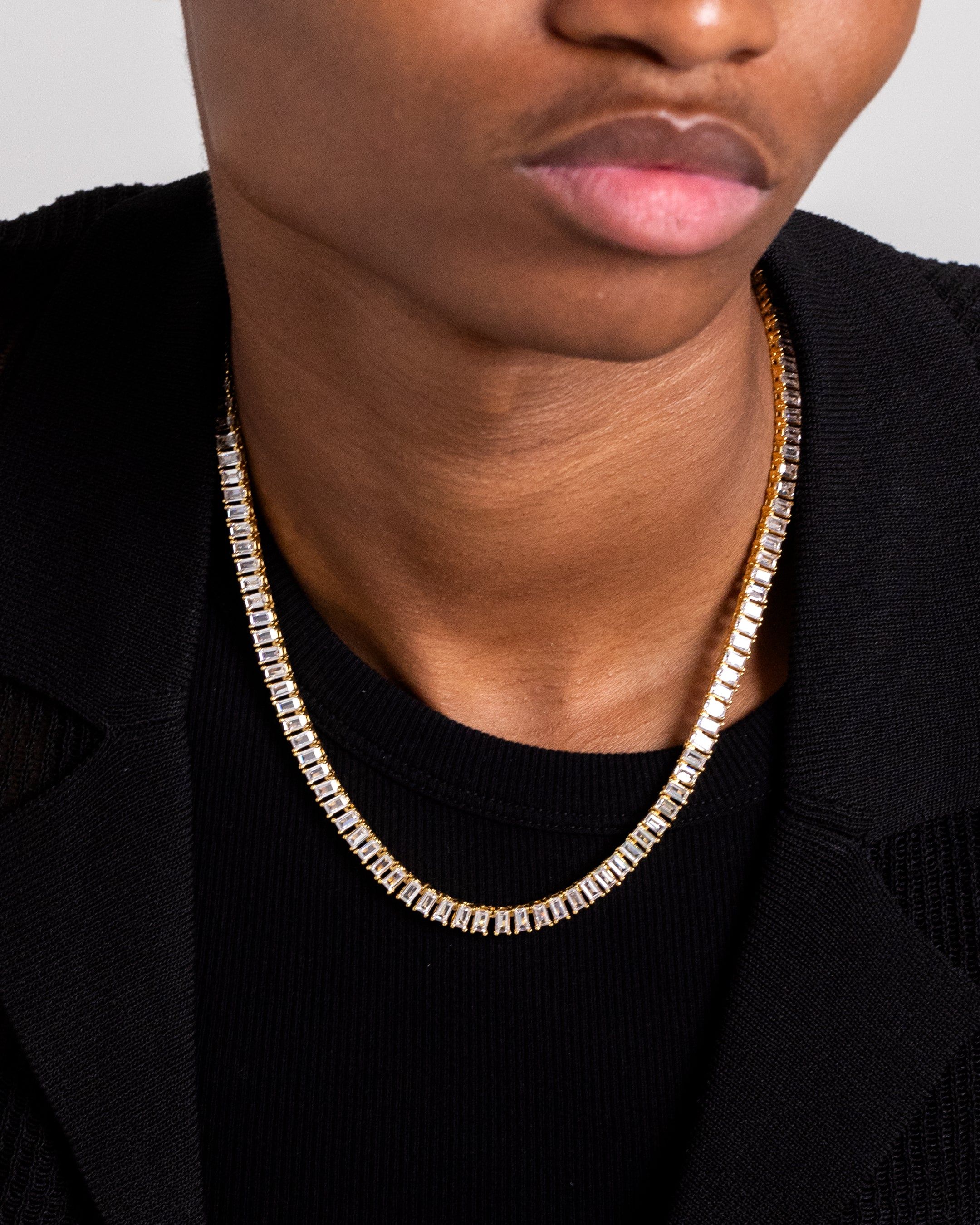 NXS Iced Baguette Chain Iced Gold sold by Culture Kings product image thumbnail 4