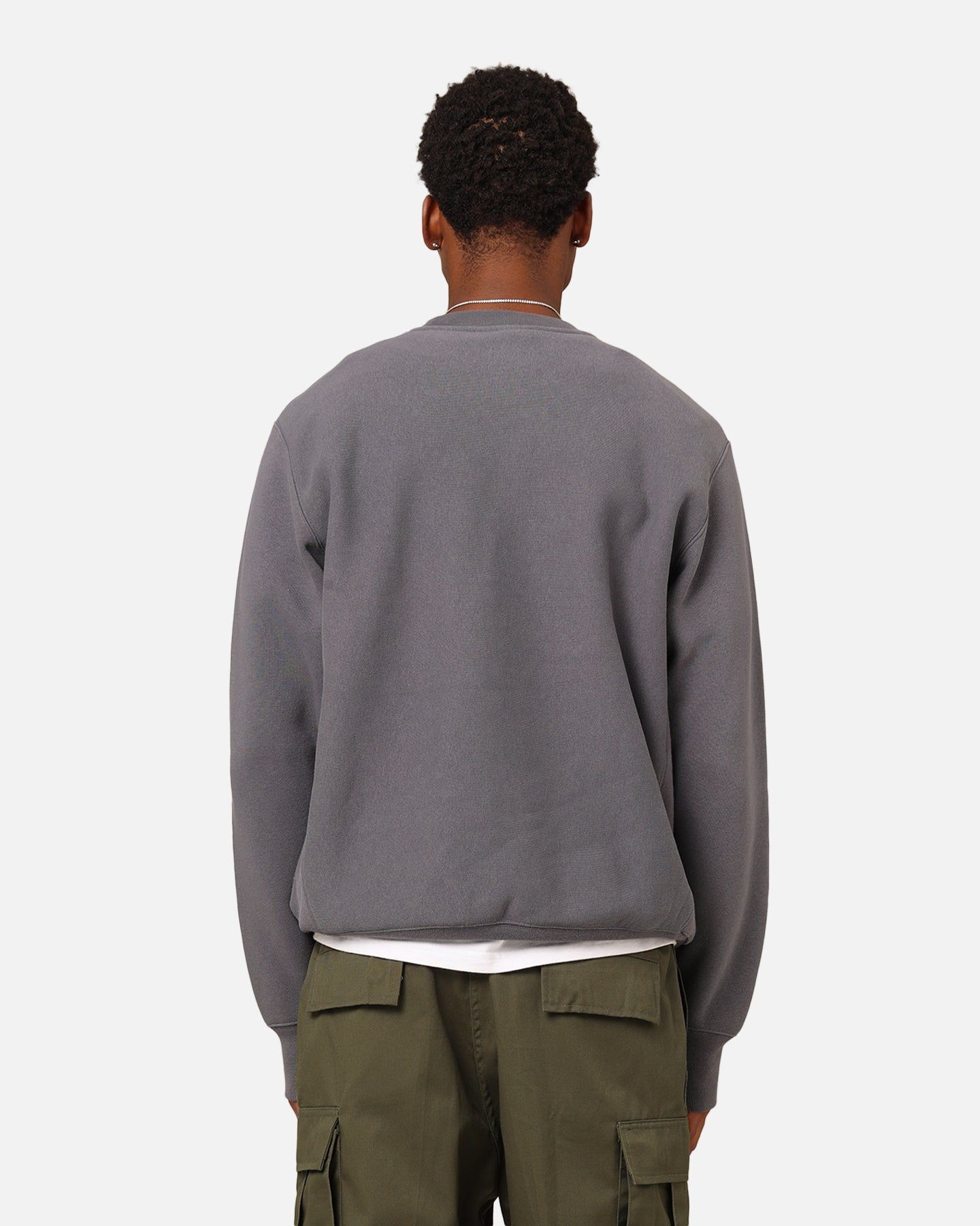 Champion Reverse Weave Small C Crewneck Grey Ocean sold by Culture Kings product image thumbnail 4