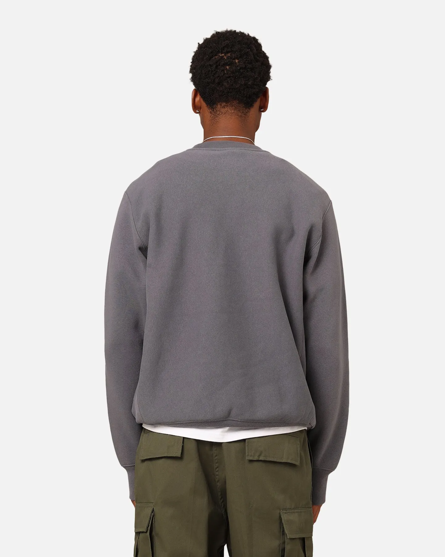 Champion Reverse Weave Small C Crewneck Grey Ocean sold by Culture Kings product image thumbnail 4