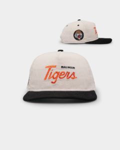 New Era West Tigers 'NRL Retro Script Corduroy' Golfer Snapback Chrome White sold by Culture Kings