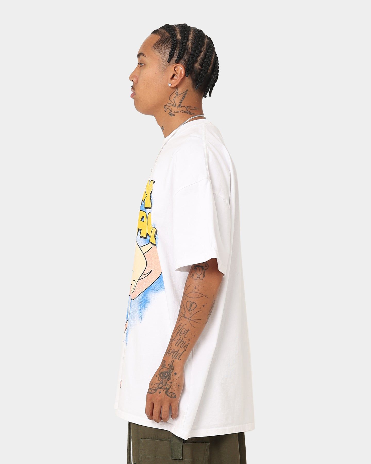 American Thrift X Cartoon Network Pinky & The Brain Heavyweight Vintage T-Shirt White sold by Culture Kings product image thumbnail 8