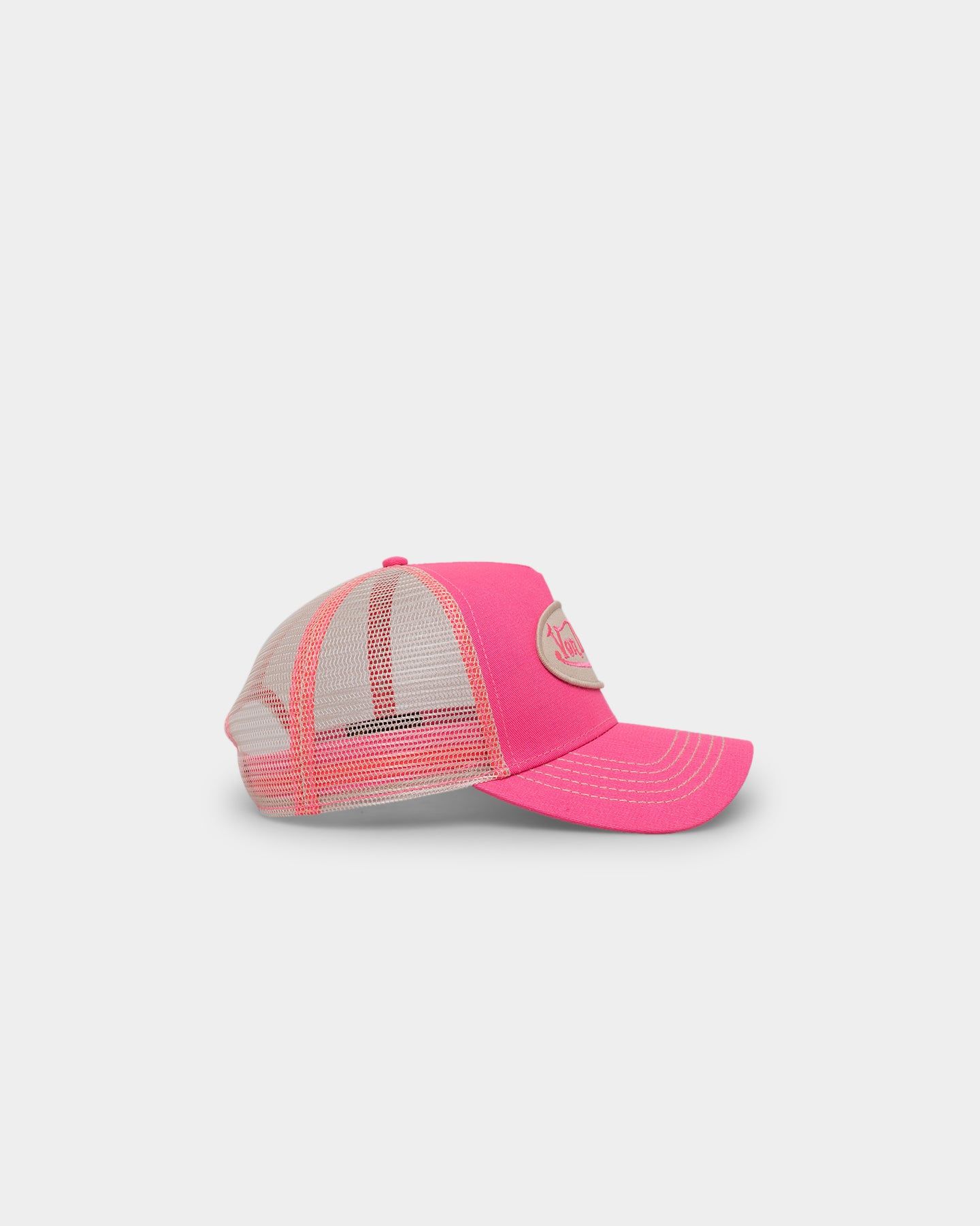 Von Dutch Pink Khaki Cream Trucker Snapback Pink/Khaki sold by Culture Kings product image thumbnail 3