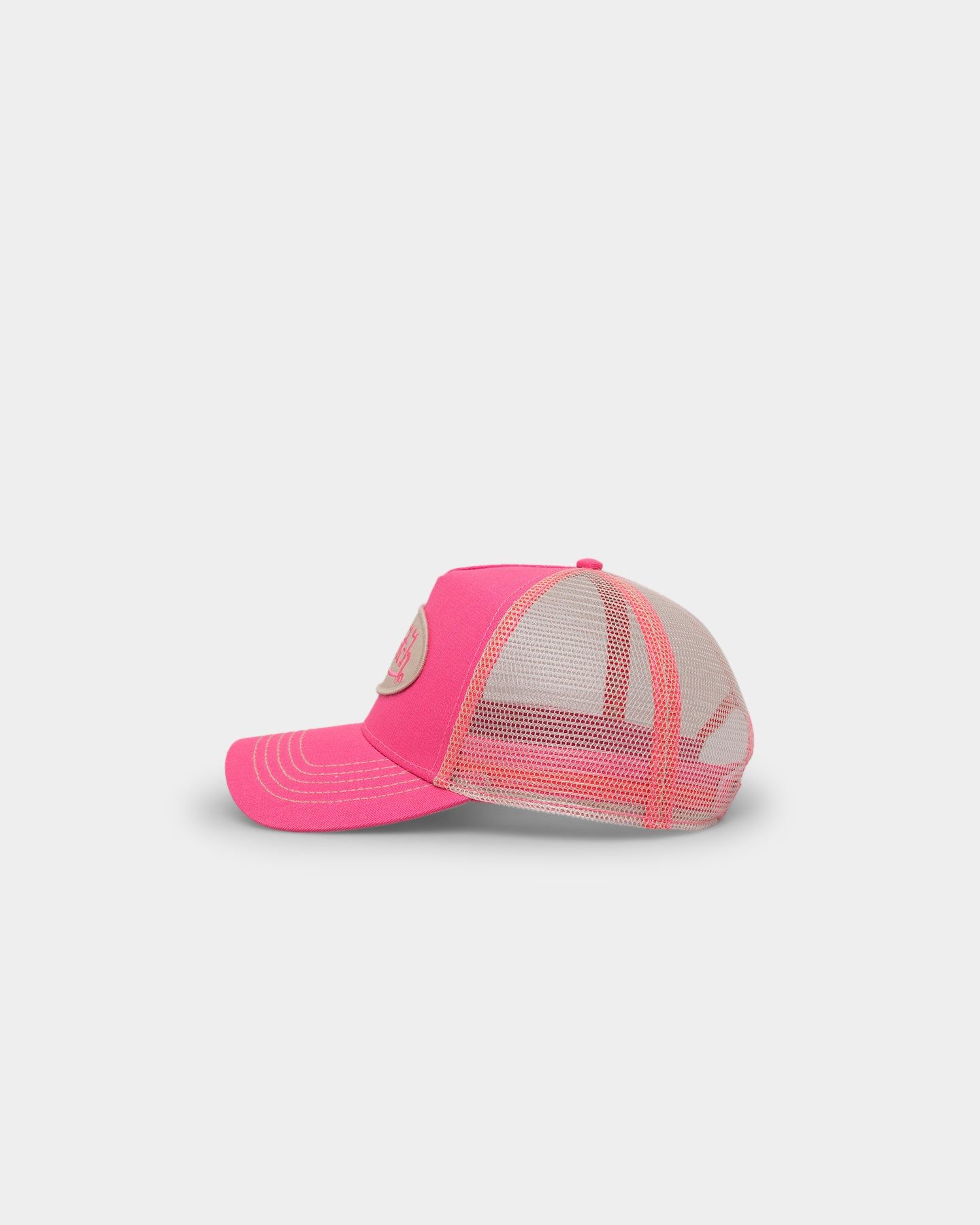 Von Dutch Pink Khaki Cream Trucker Snapback Pink/Khaki sold by Culture Kings product image thumbnail 4