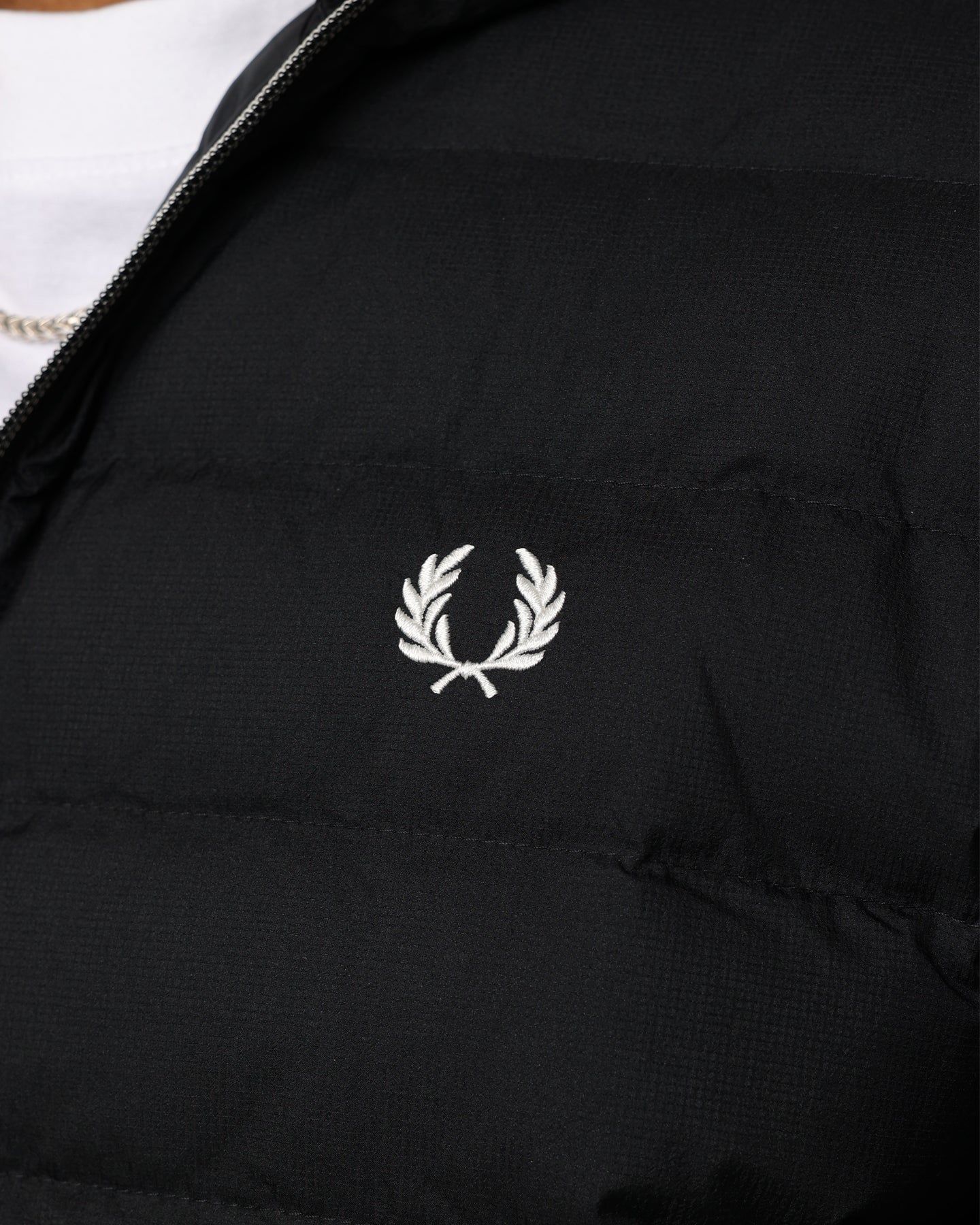 Fred Perry Hooded Insulated Jacket Black sold by Culture Kings product image thumbnail 7