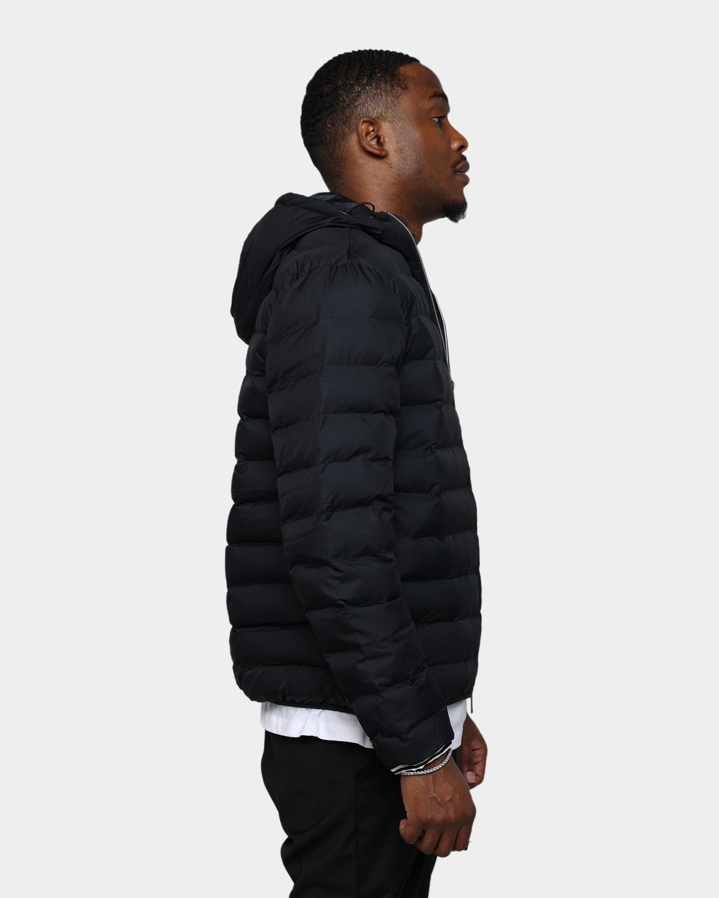 Fred Perry Hooded Insulated Jacket Black sold by Culture Kings product image thumbnail 5