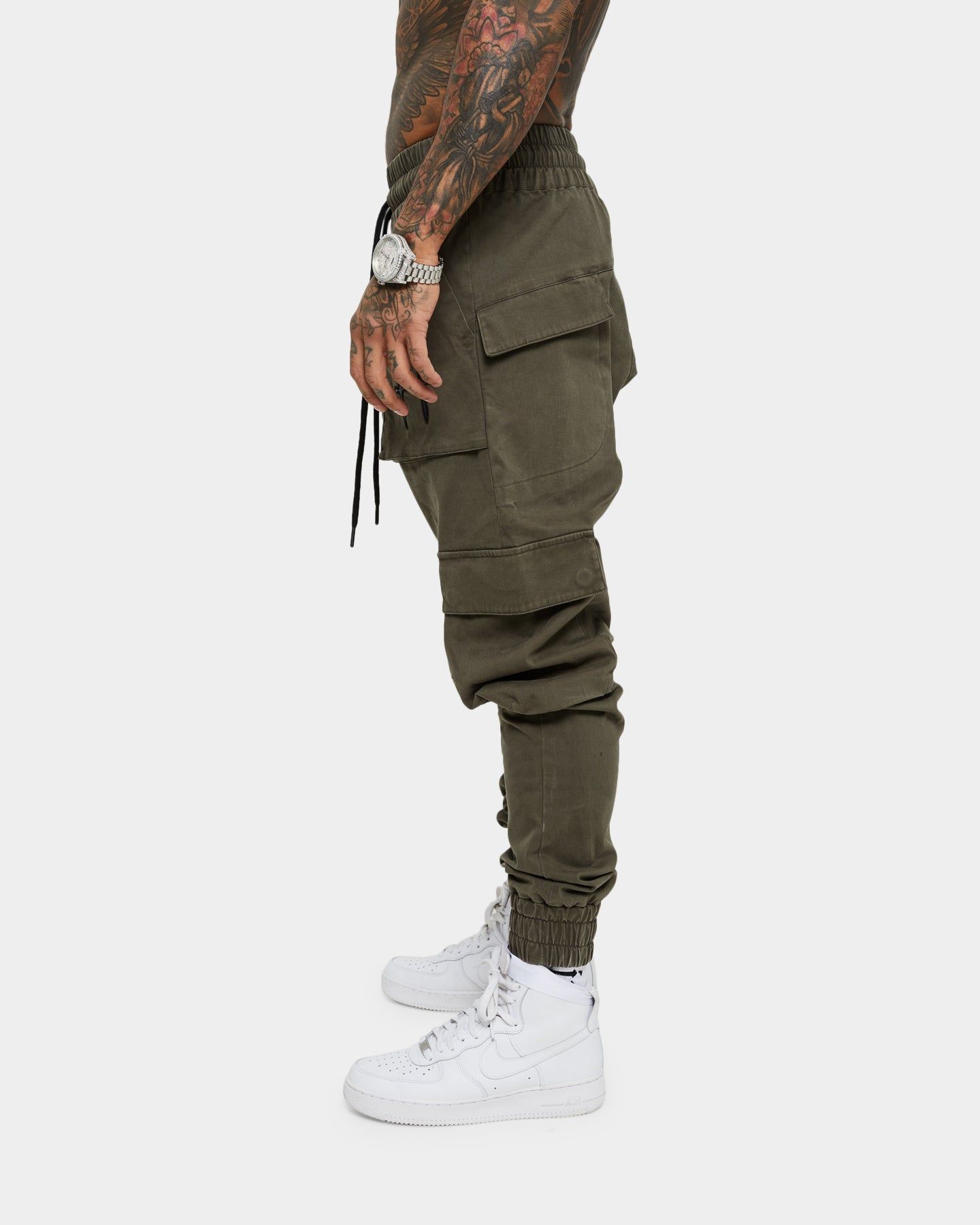 Saint Morta Day of the Dead Joggers Army Green sold by Culture Kings product image thumbnail 4