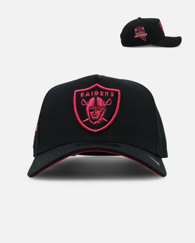 New Era Las Vegas Raiders 'Rose Nights' 9FORTY A-Frame Snapback Black sold by Culture Kings