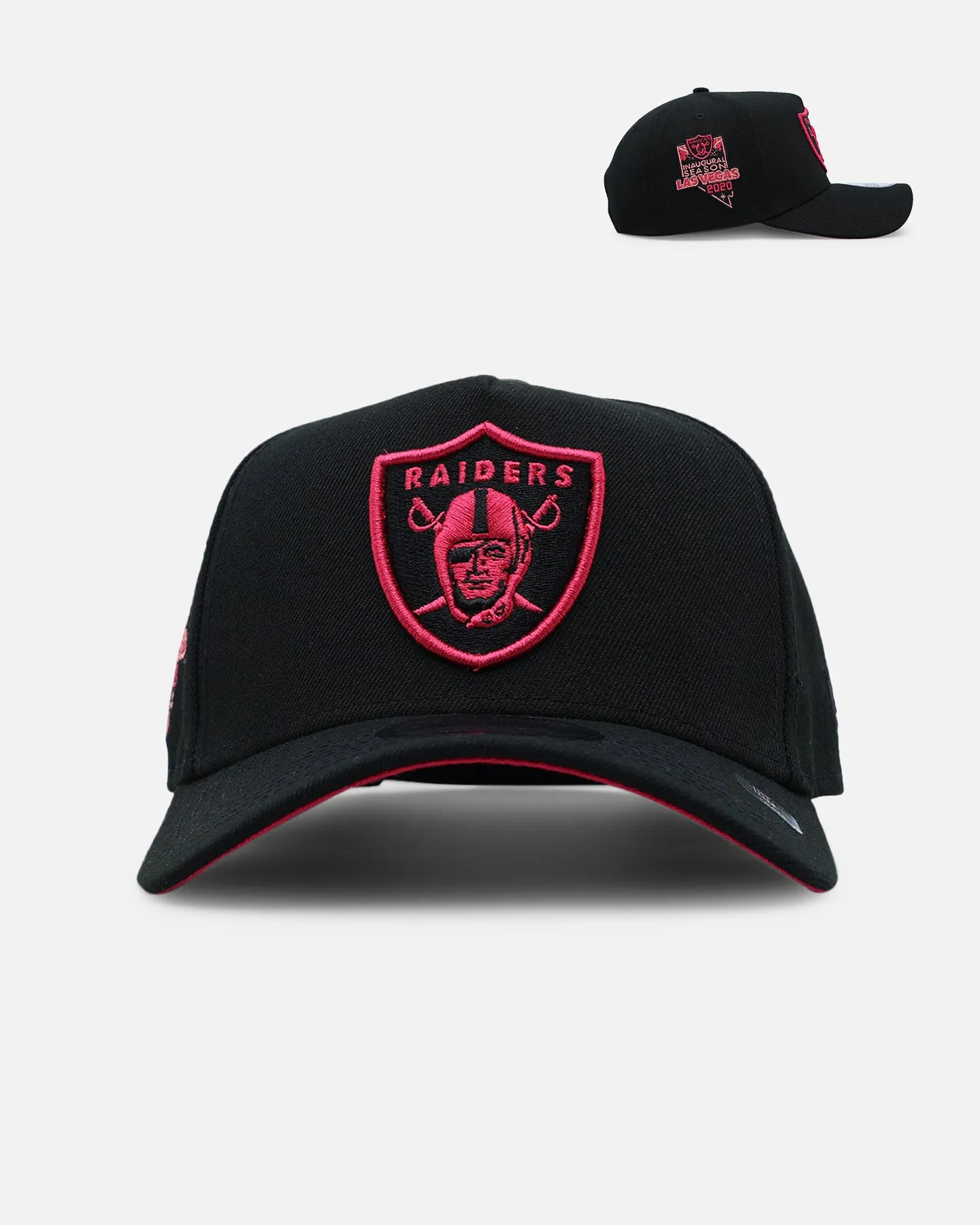 New Era Las Vegas Raiders 'Rose Nights' 9FORTY A-Frame Snapback Black sold by Culture Kings