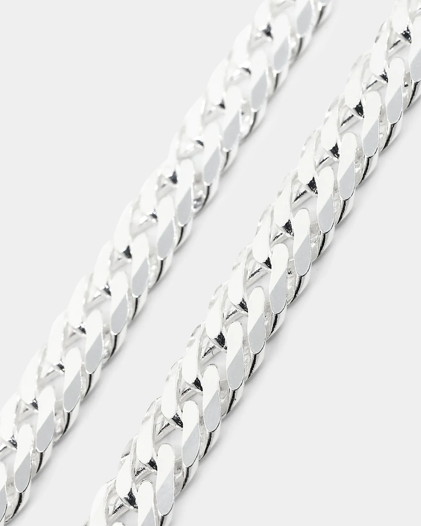 House Of Auric 6.4mm Double Curb Bracelet Sterling Silver sold by Culture Kings product image thumbnail 4