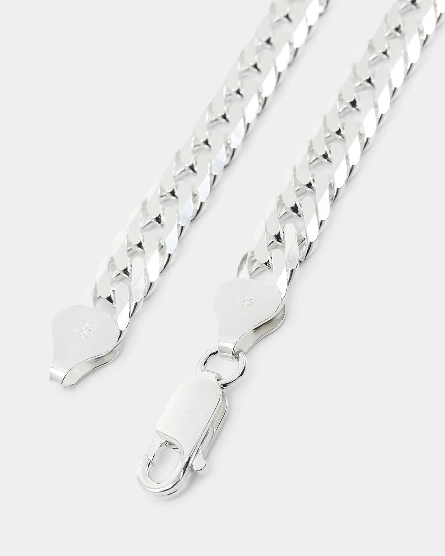 House Of Auric 6.4mm Double Curb Bracelet Sterling Silver sold by Culture Kings product image thumbnail 5