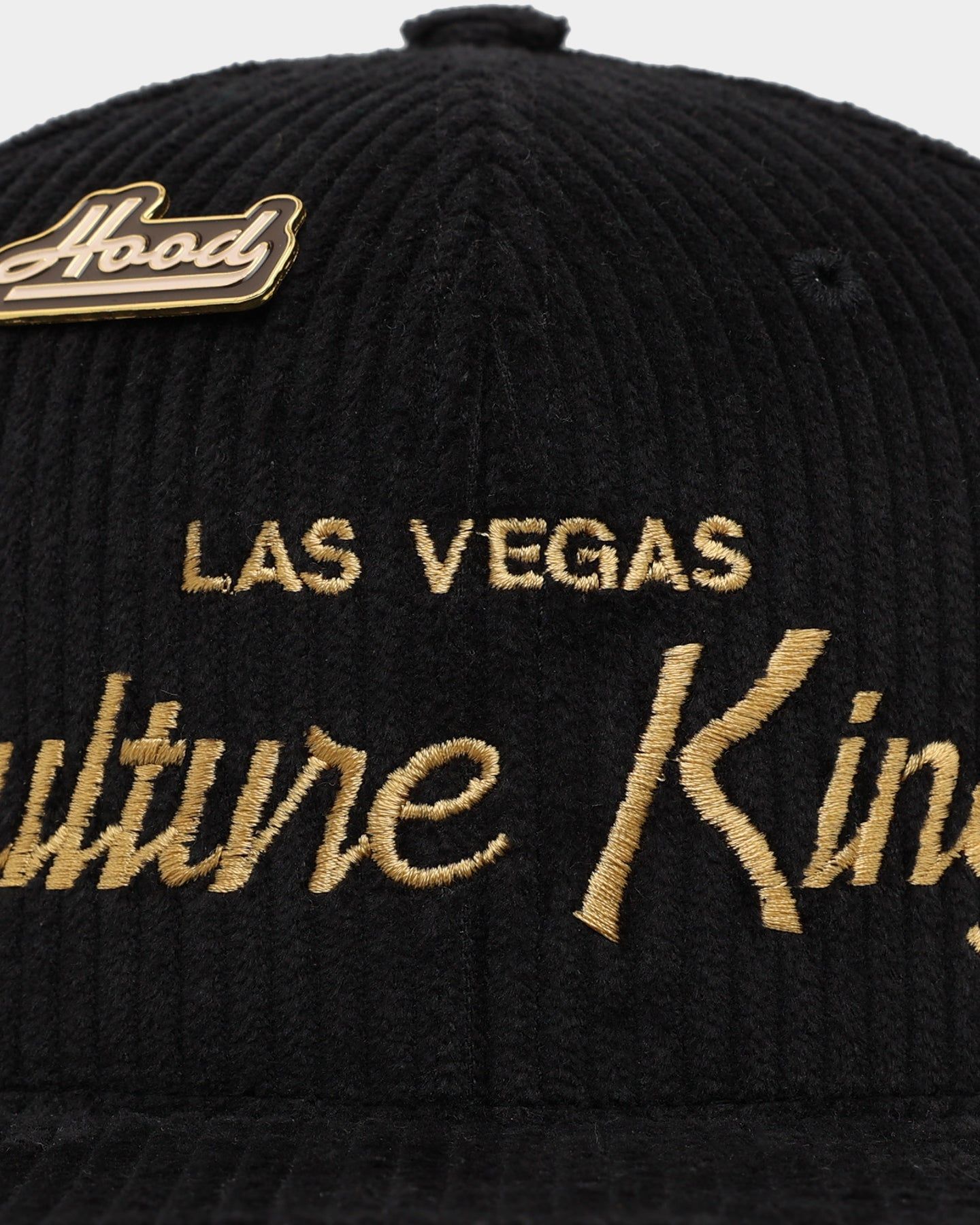 Hood X Culture Kings Las Vegas Collab Original Corduroy Snapback Black sold by Culture Kings product image thumbnail 5