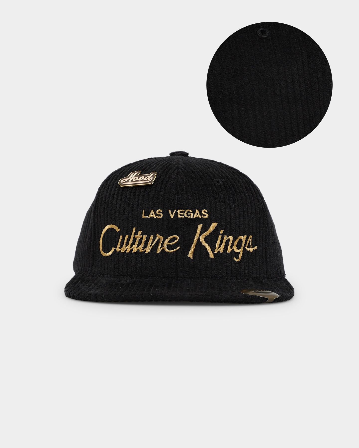 Hood X Culture Kings Las Vegas Collab Original Corduroy Snapback Black sold by Culture Kings