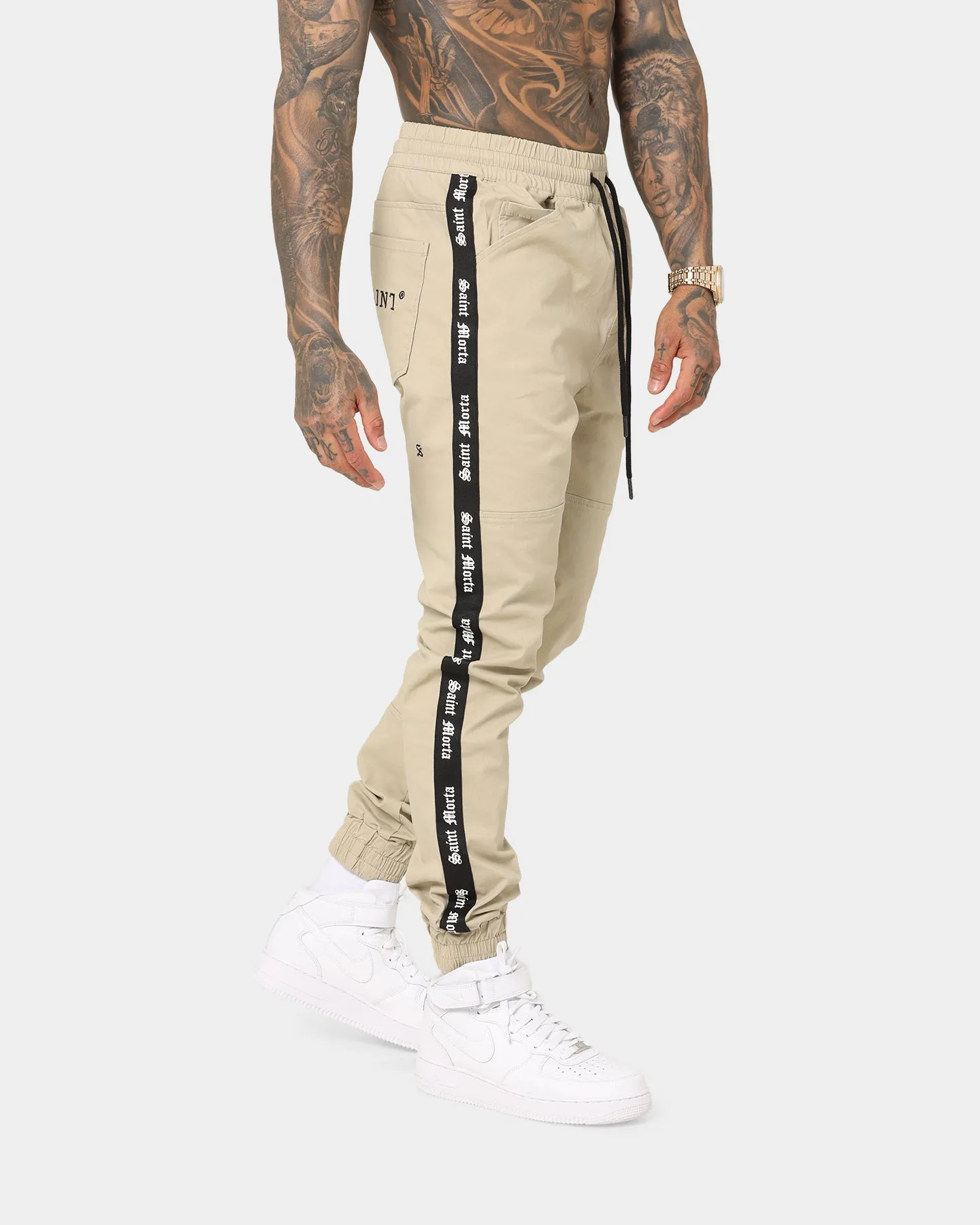 Saint Morta Sport X Joggers Stone sold by Culture Kings product image thumbnail 5