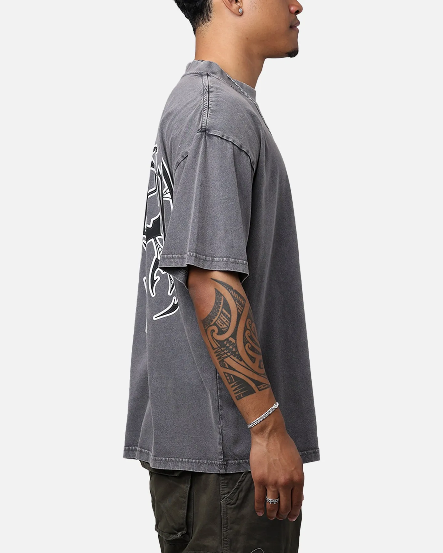 Loiter Metal T-Shirt Charcoal sold by Culture Kings product image thumbnail 4