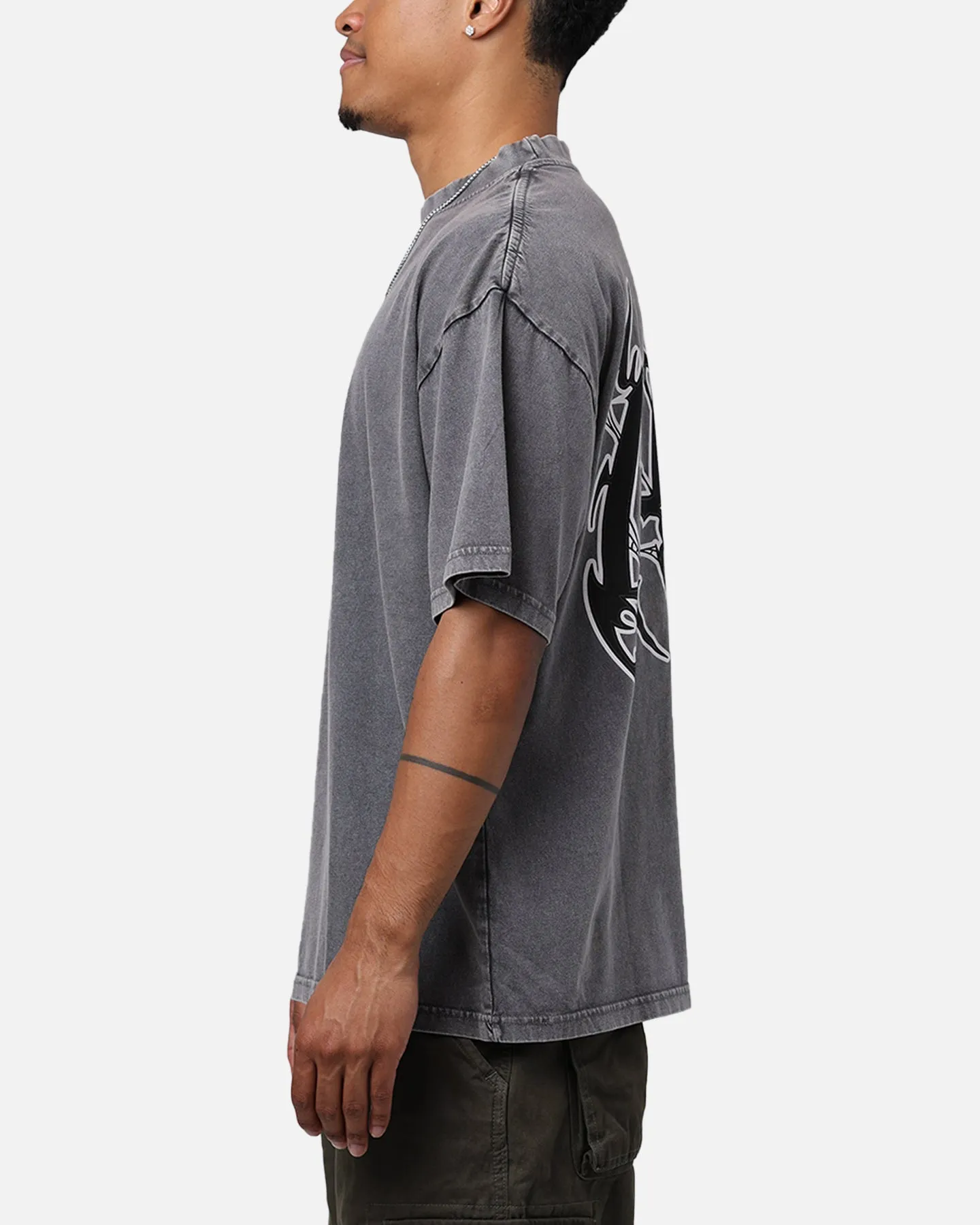 Loiter Metal T-Shirt Charcoal sold by Culture Kings product image thumbnail 5