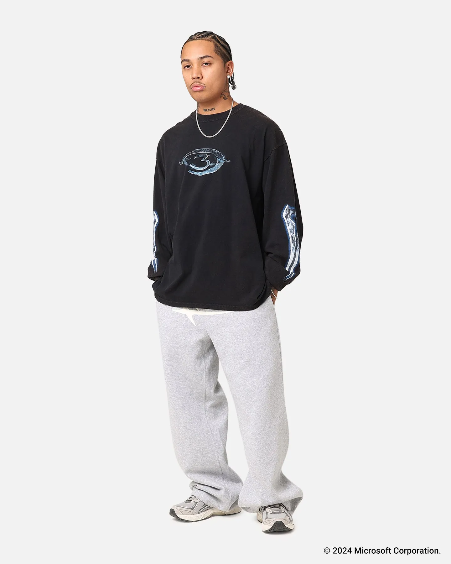 Goat Crew X Halo Halo Legendary Long Sleeve T-Shirt Black sold by Culture Kings product image thumbnail 3