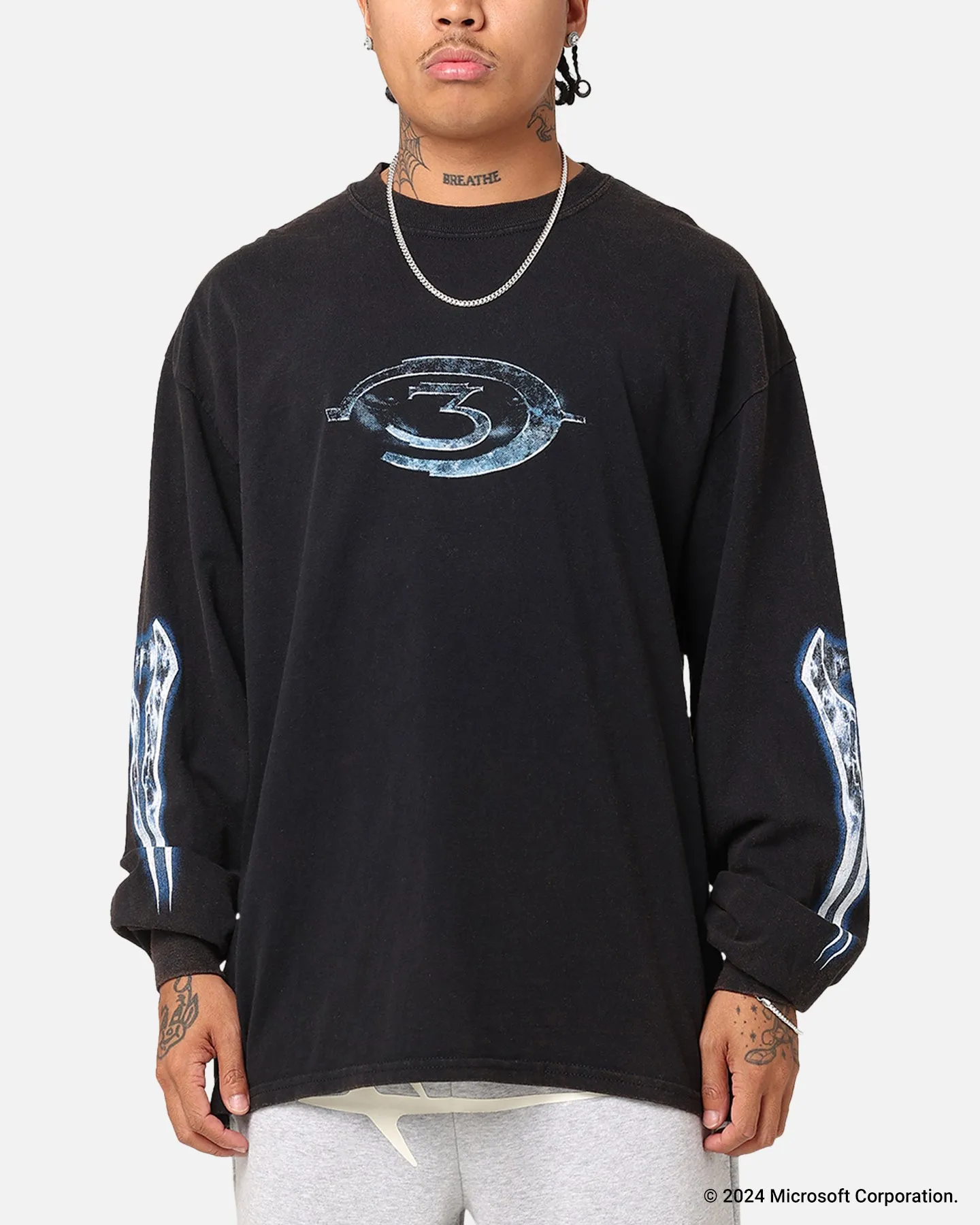 Goat Crew X Halo Halo Legendary Long Sleeve T-Shirt Black sold by Culture Kings product image thumbnail 2
