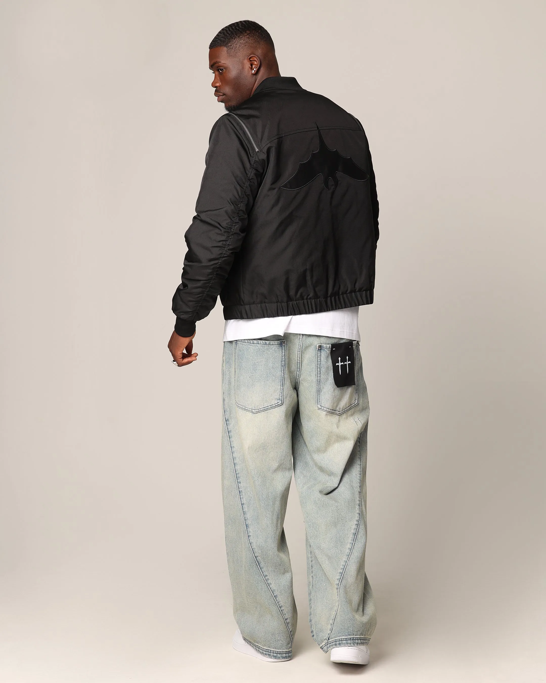 Saint Morta Hell Bat Bomber Jacket Black sold by Culture Kings product image thumbnail 2