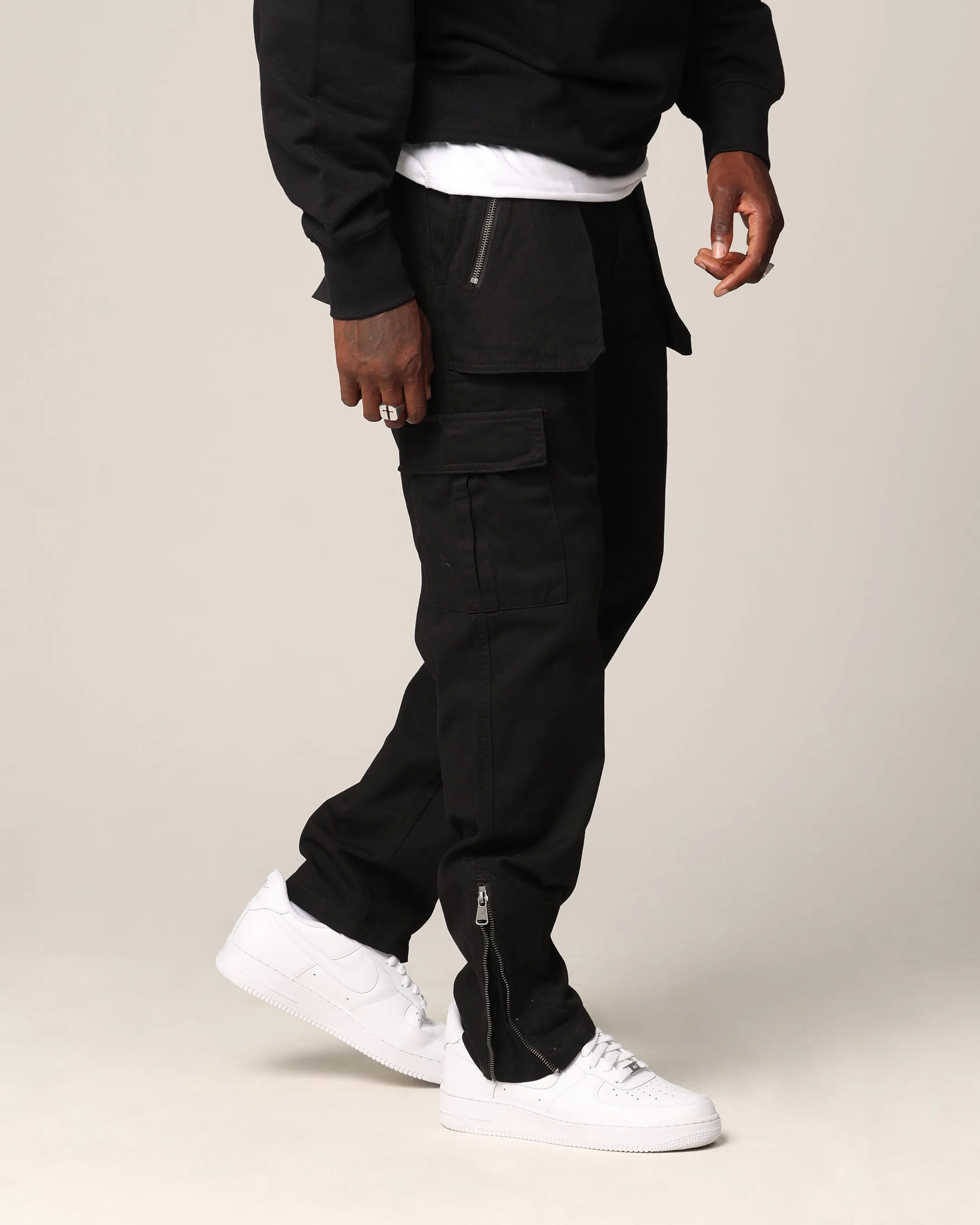 Saint Morta Martial Law Cargo Pants Black sold by Culture Kings product image thumbnail 5