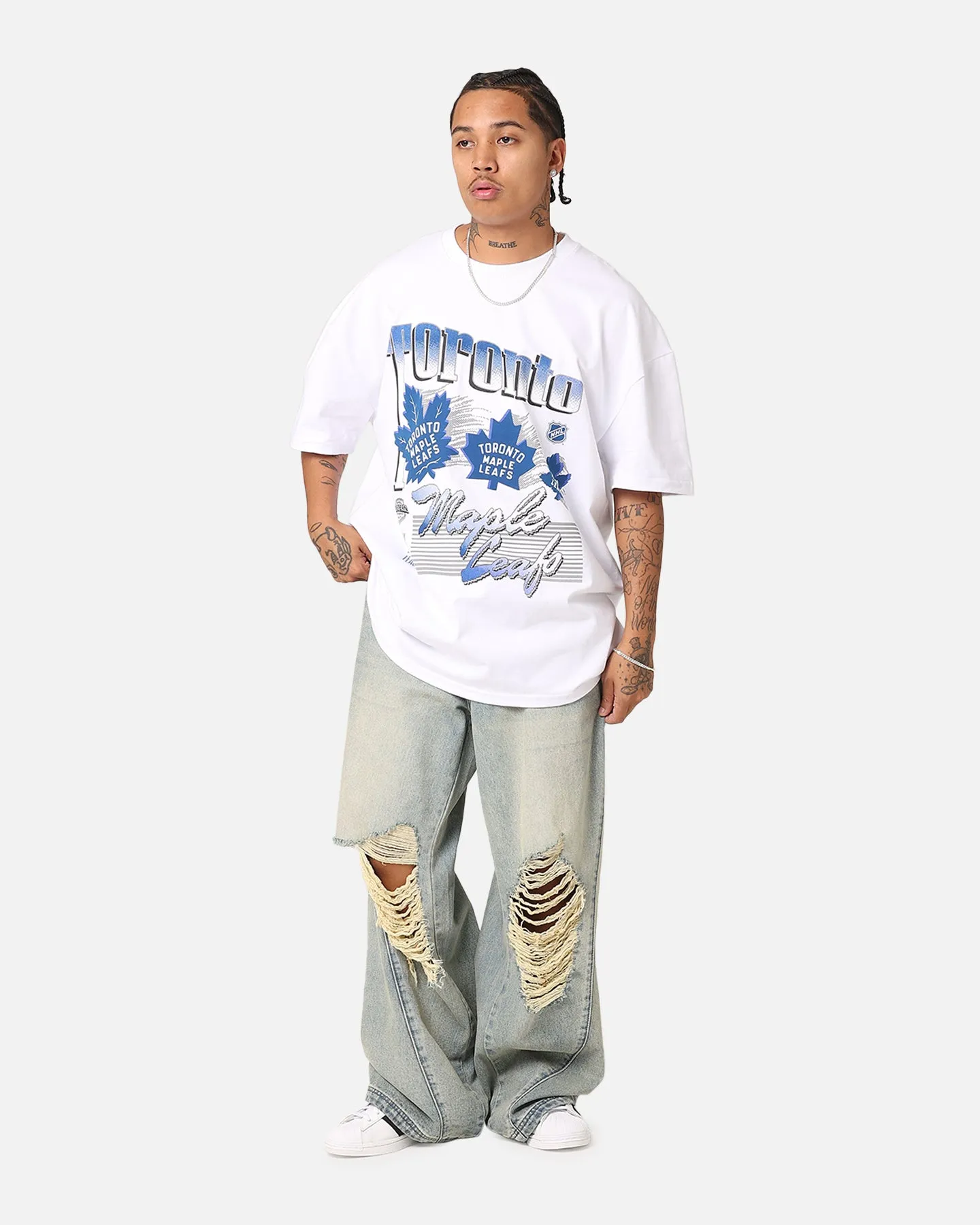 Culture Kings Toronto Maple Leafs Heavyweight T-Shirt White sold by Culture Kings product image thumbnail 2