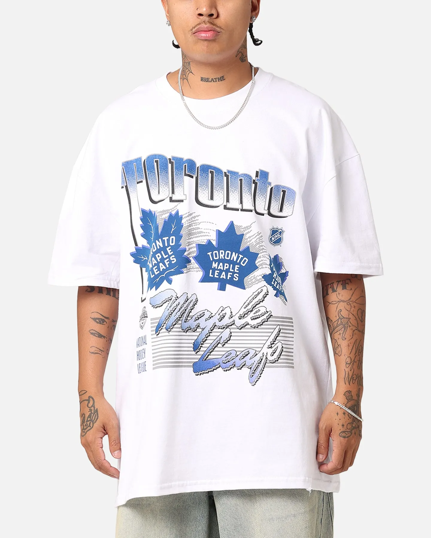 Culture Kings Toronto Maple Leafs Heavyweight T-Shirt White sold by Culture Kings