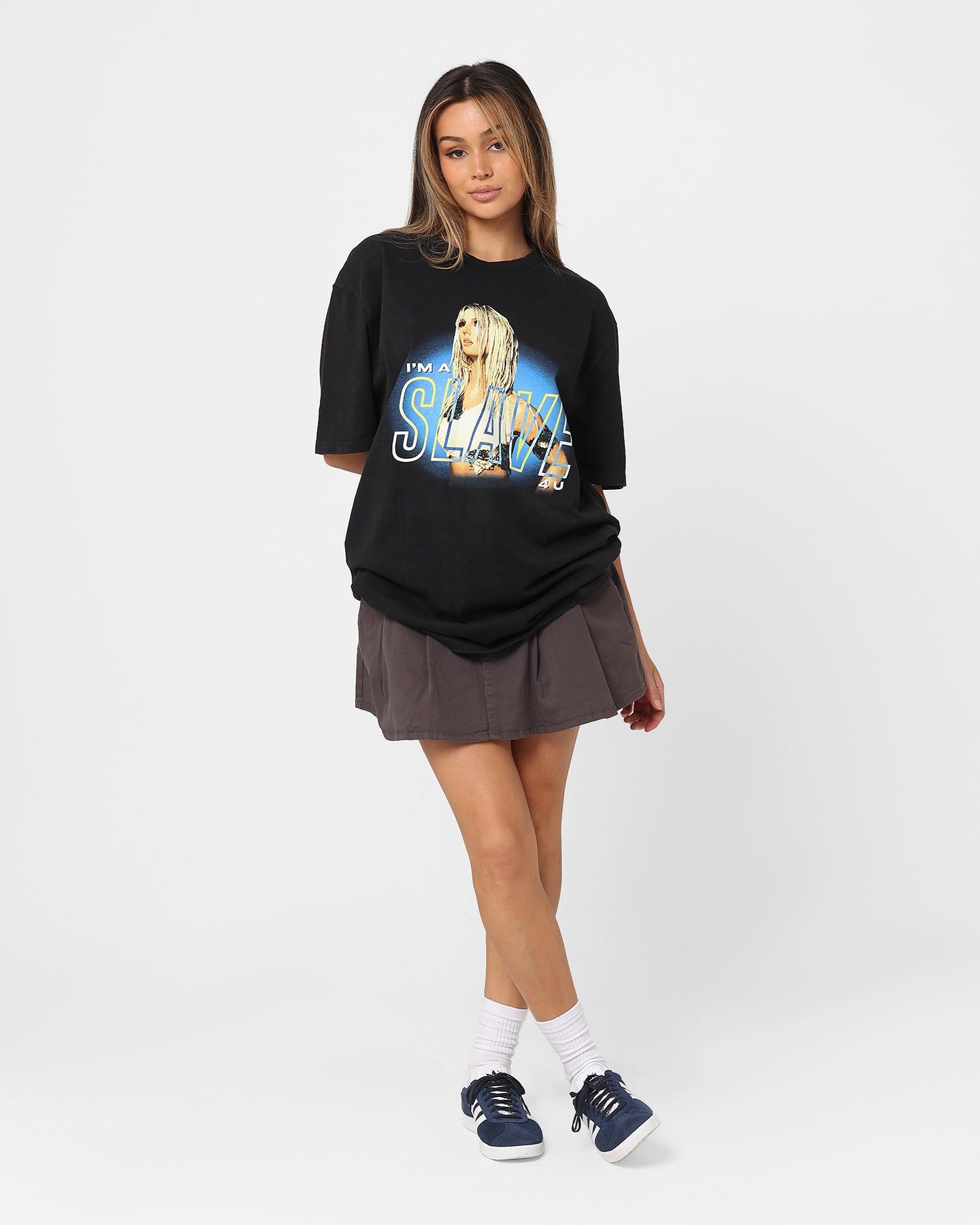 Britney Spears Slave Vintage T-Shirt Washed Black sold by Culture Kings product image thumbnail 2