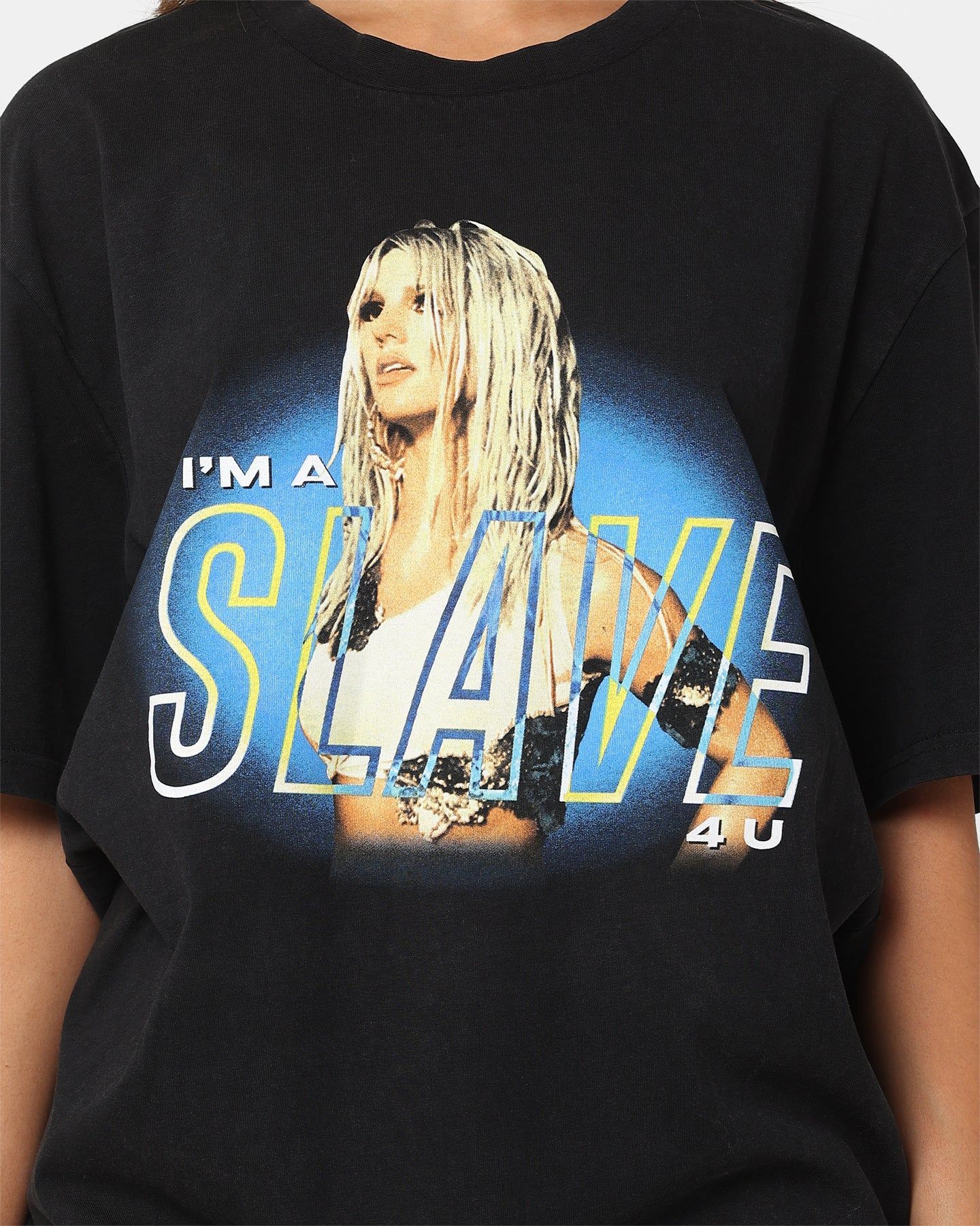 Britney Spears Slave Vintage T-Shirt Washed Black sold by Culture Kings product image thumbnail 3