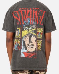 Marvel Doctor Strange Heavyweight Vintage T-Shirt Black Wash sold by Culture Kings