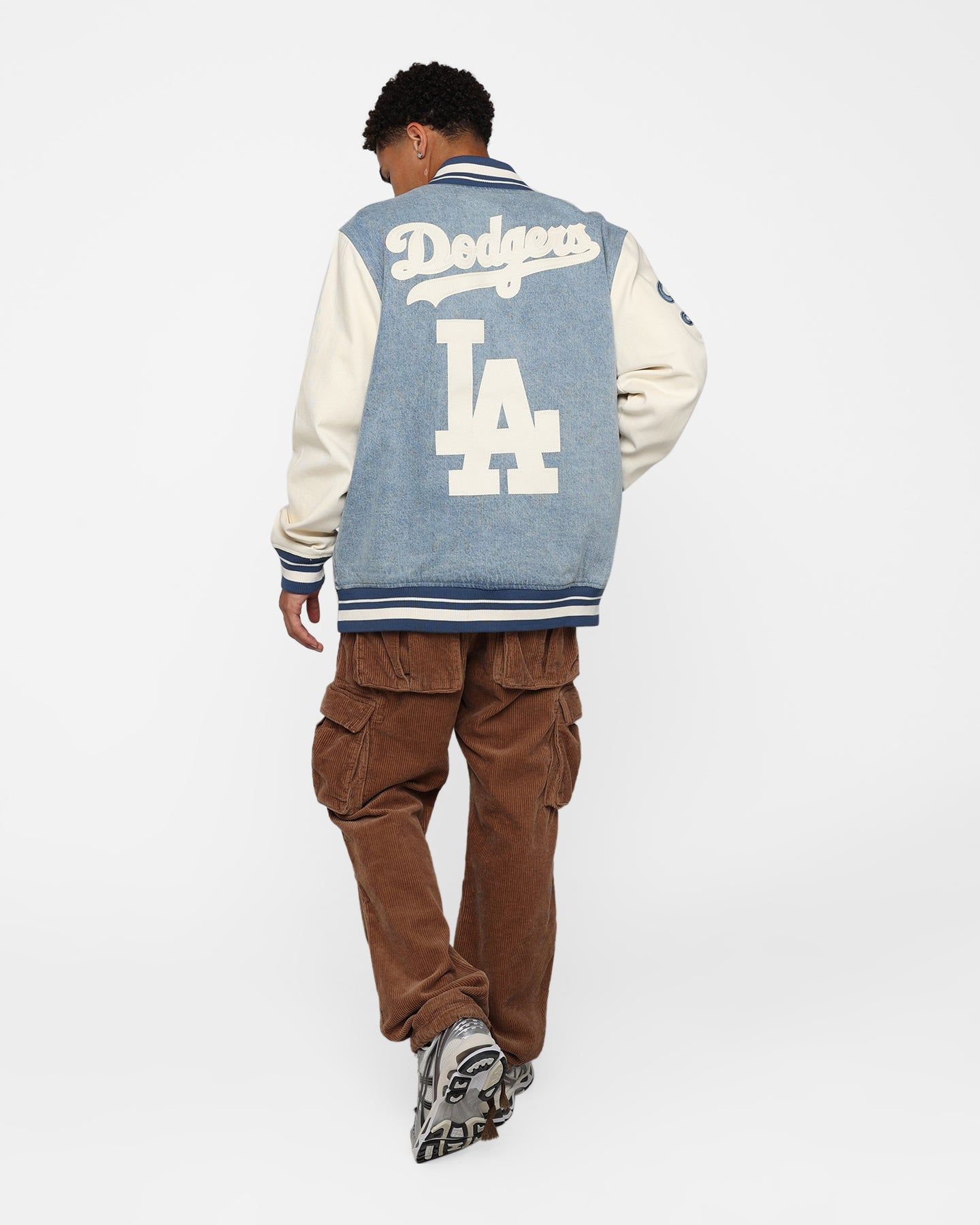 Pro Standard Los Angeles Dodgers Varsity Blue Jacket Denim/Linen sold by Culture Kings product image thumbnail 2