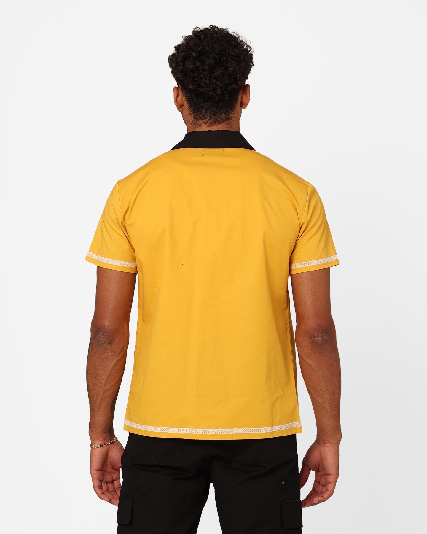 XXIII Rhodes Button Up Shirt Yellow/Black sold by Culture Kings product image thumbnail 4