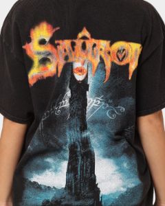 American Thrift X Lord of The Rings The Sauron Vintage T-Shirt Black Wash sold by Culture Kings