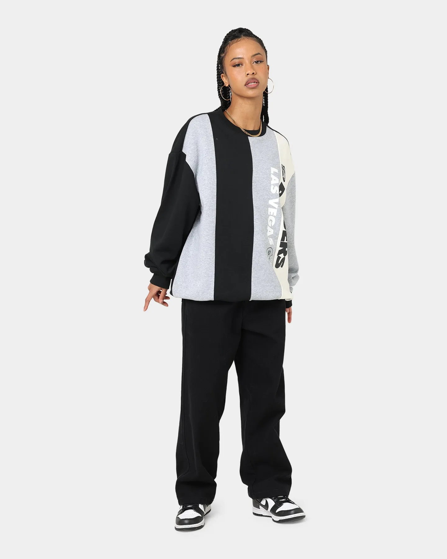 Majestic Athletic Las Vegas Raiders Panel Block Crewneck Black sold by Culture Kings product image thumbnail 2