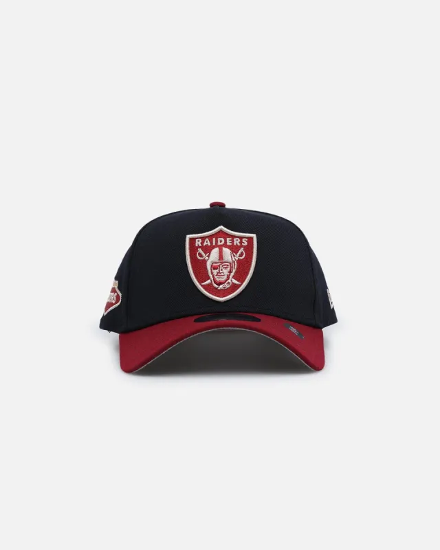 New Era Las Vegas Raiders 'Autumn Hue' 9FORTY A-Frame Snapback Navy/Cardinal sold by Culture Kings