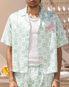 Loiter Midsummer Button Up Shirt Sage Green sold by Culture Kings