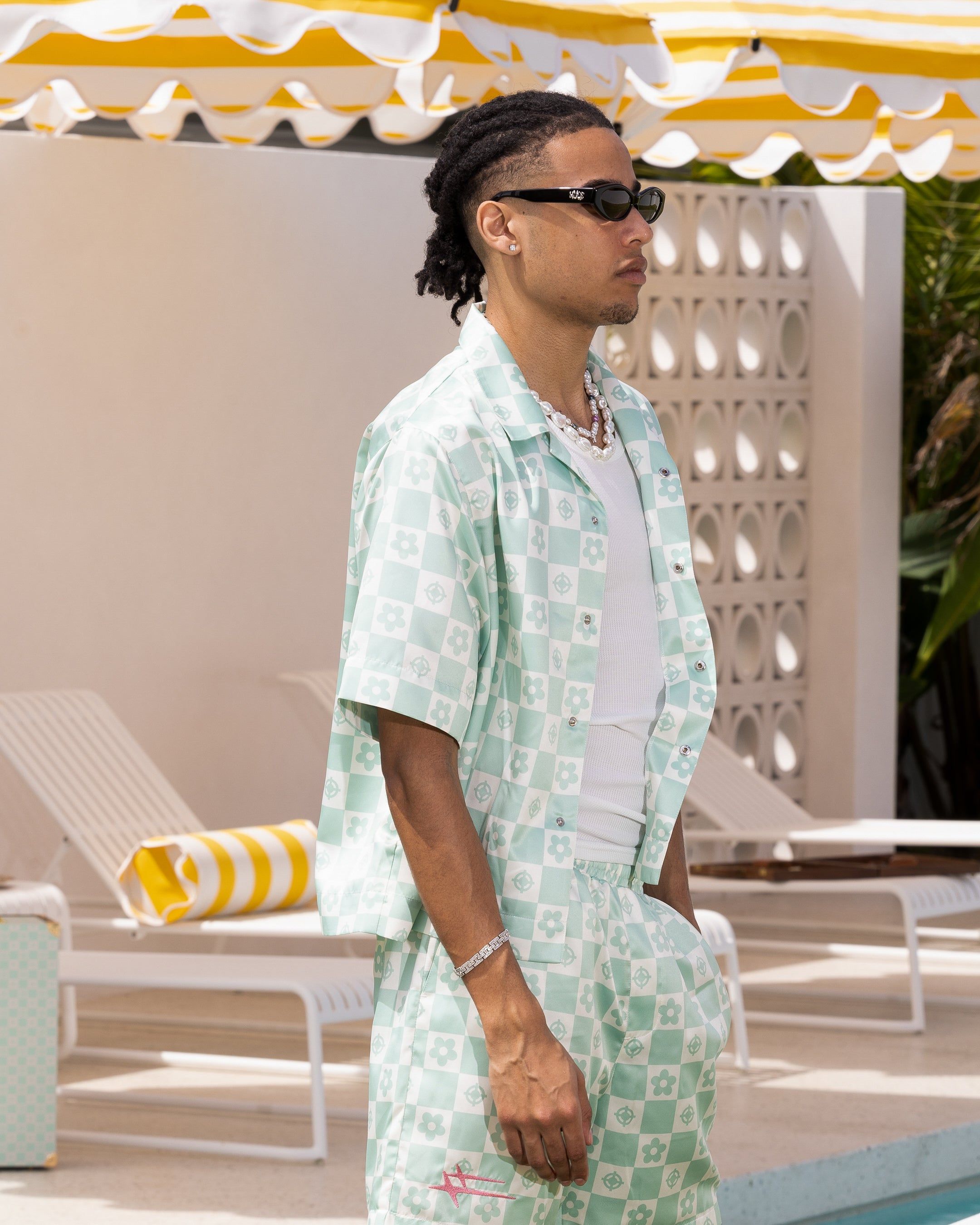 Loiter Midsummer Button Up Shirt Sage Green sold by Culture Kings product image thumbnail 5